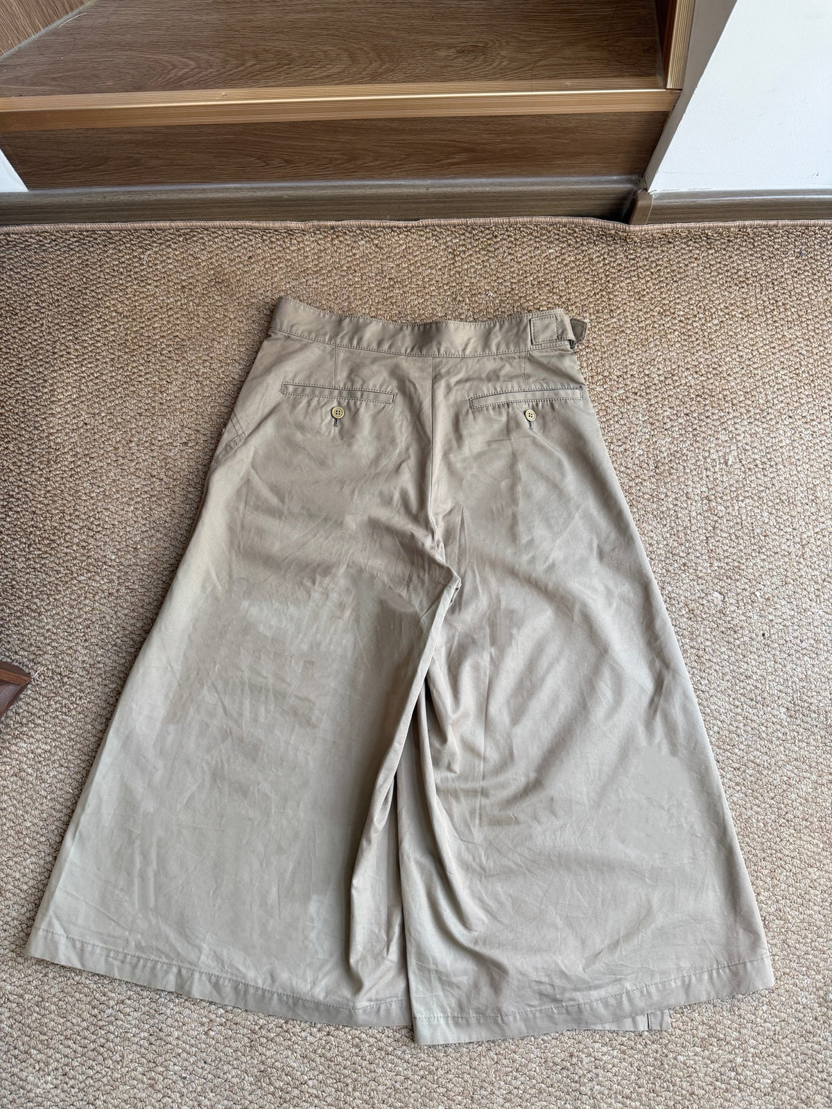 Junya Watanabe Khaki Skirt Pants