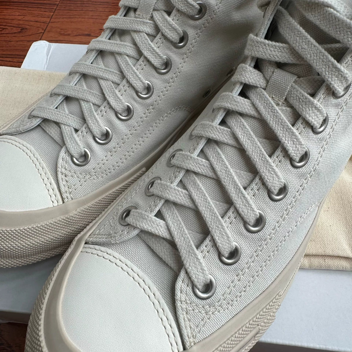 Visvim 24aw Skagway HI PATTEN Women's Thin-Sole Canvas Shoes