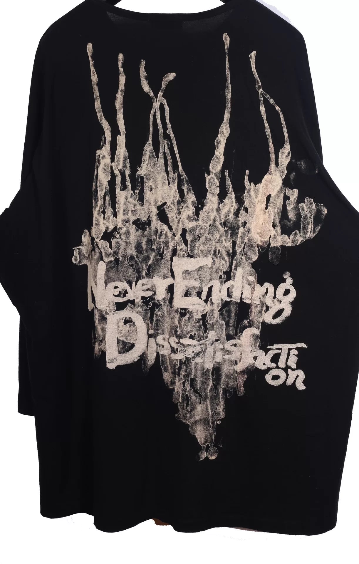 Yohji Yamamoto Pour Homme Mainline Long Sleeve Slogan T-Shirt