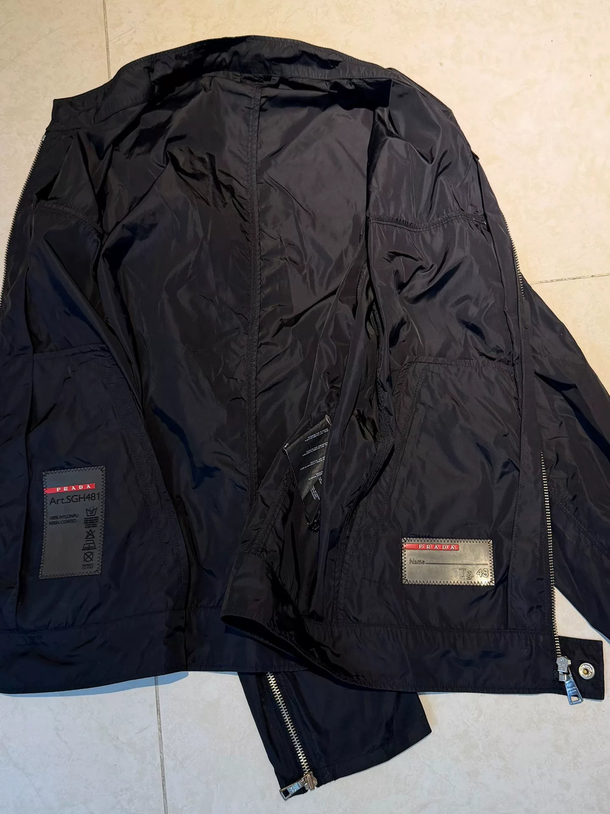 Prada Harlington Metal Nylon Jacket