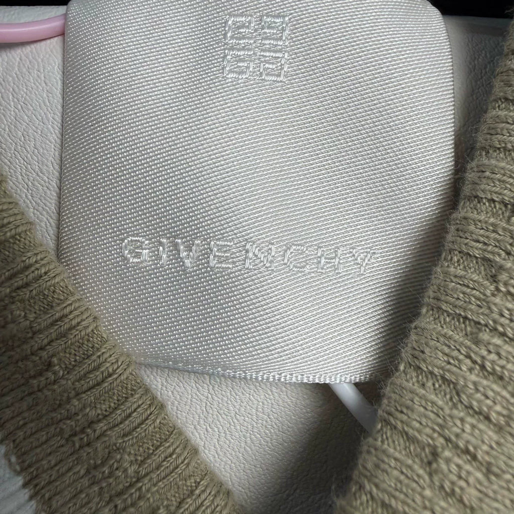 Givenchy Plaid Varsity Leather Wool Jacket