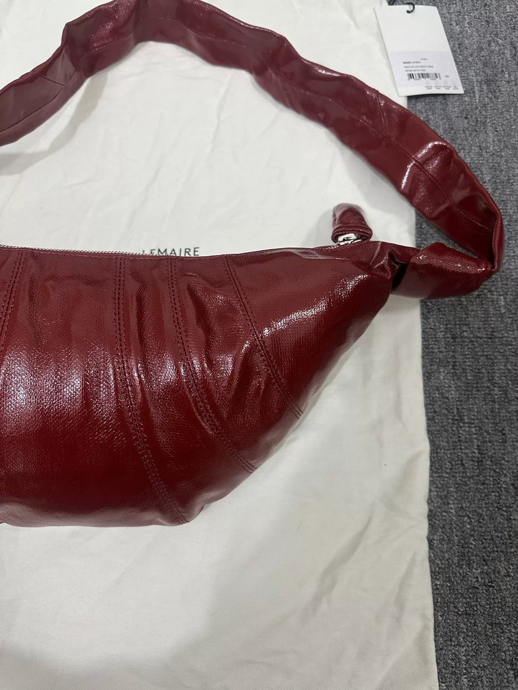 LEMAIRE: Brown Croissant Bag