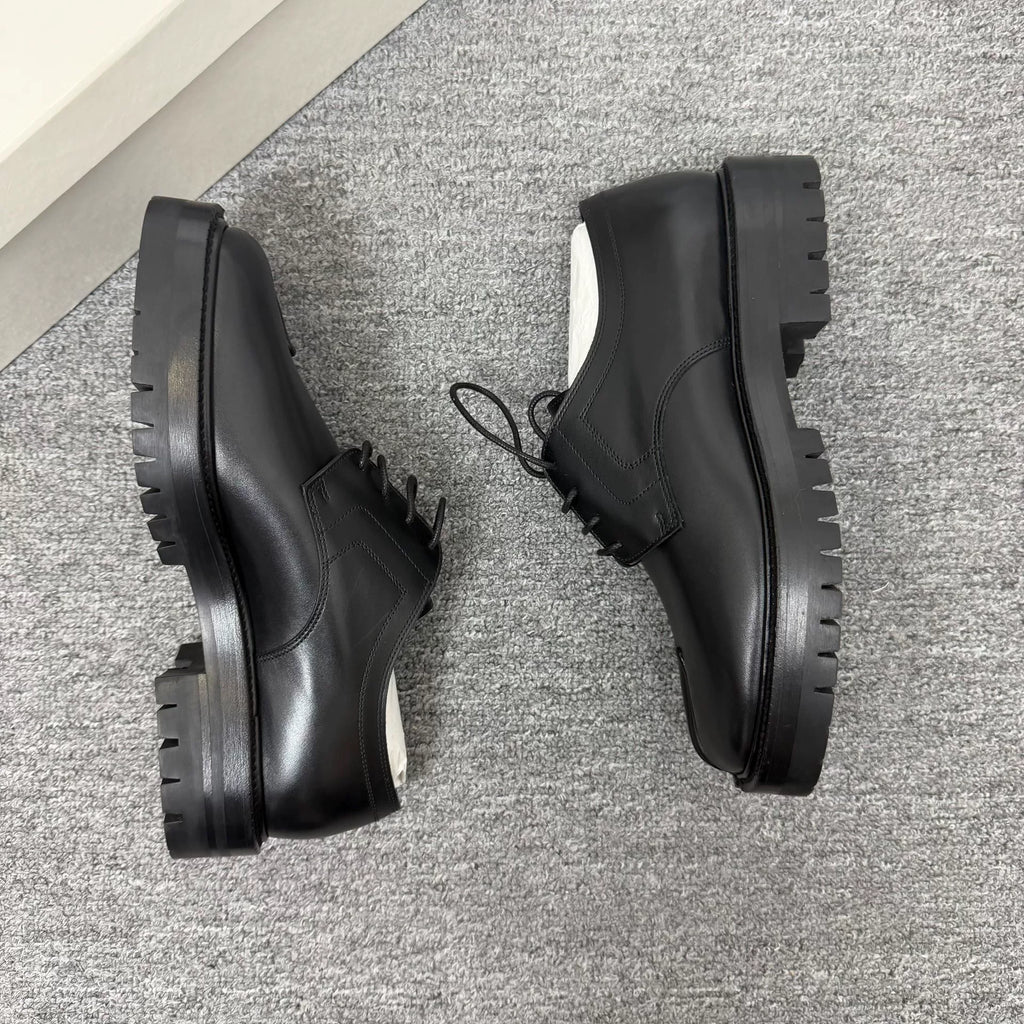 Maison Margiela Tabi Split Toe Chunky Sole Leather Loafers