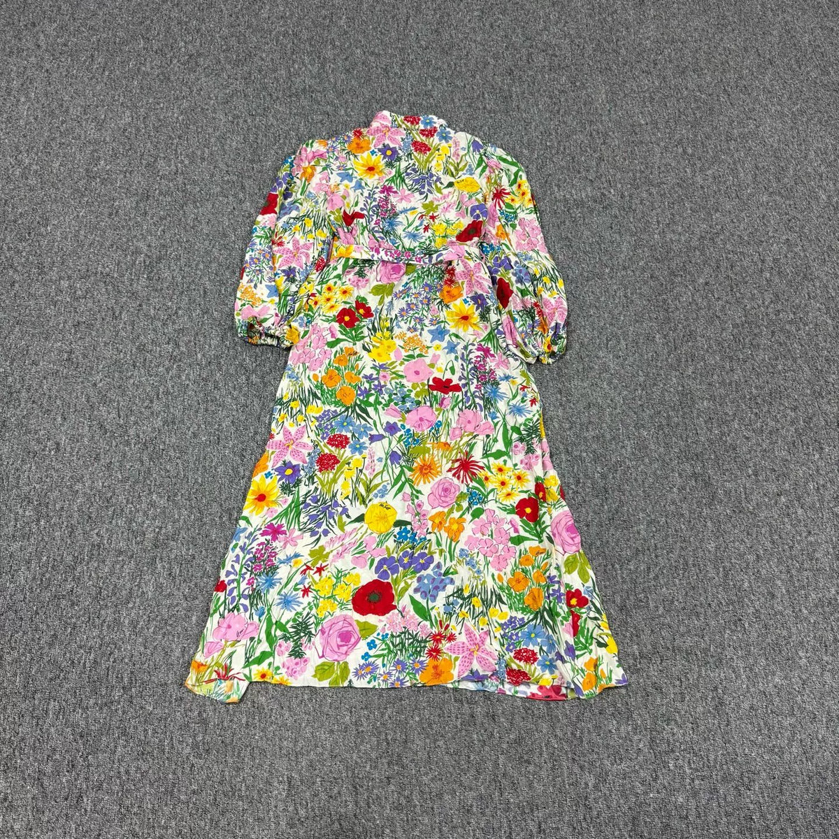 Gucci Long Sleeve Floral Dress