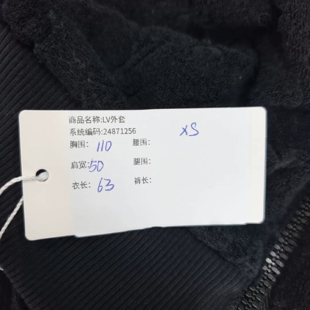Louis Vuitton Tone-On-Tone All-Over Print Terry Hooded Jacket