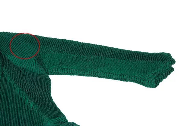 Issey Miyake Vintage Green Line Pleated Top