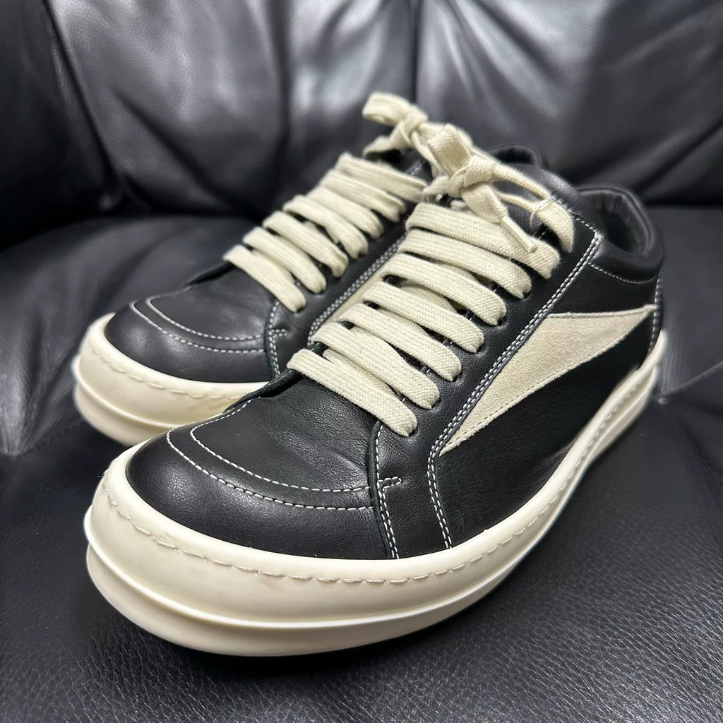 Rick Owens Leather Sneakers