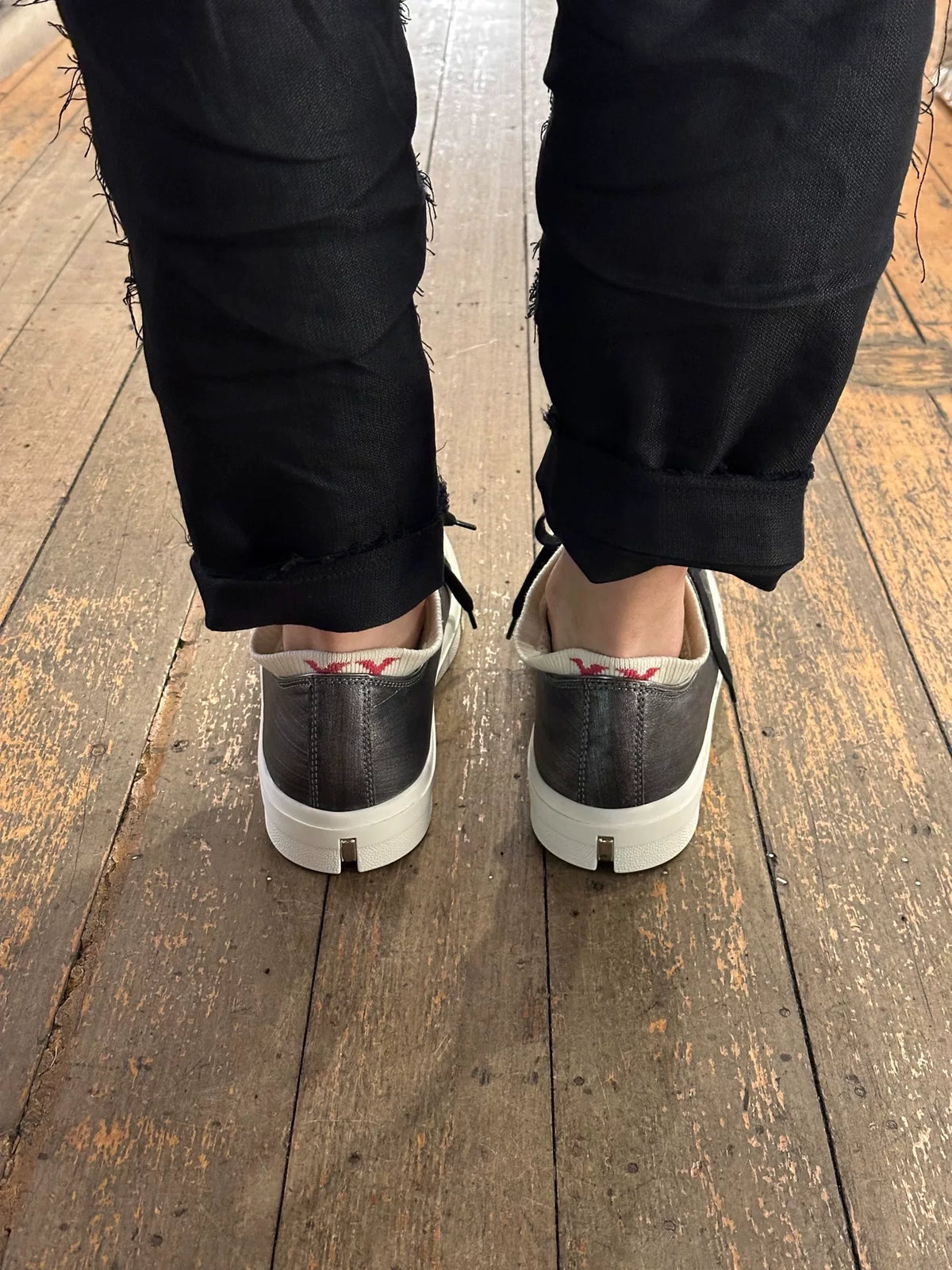 Alexander McQueen Pearl Black Invisible Lace Sneakers
