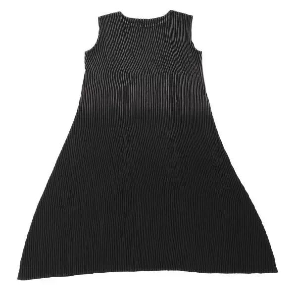 Issey Miyake Vintage Black Pleated Dress