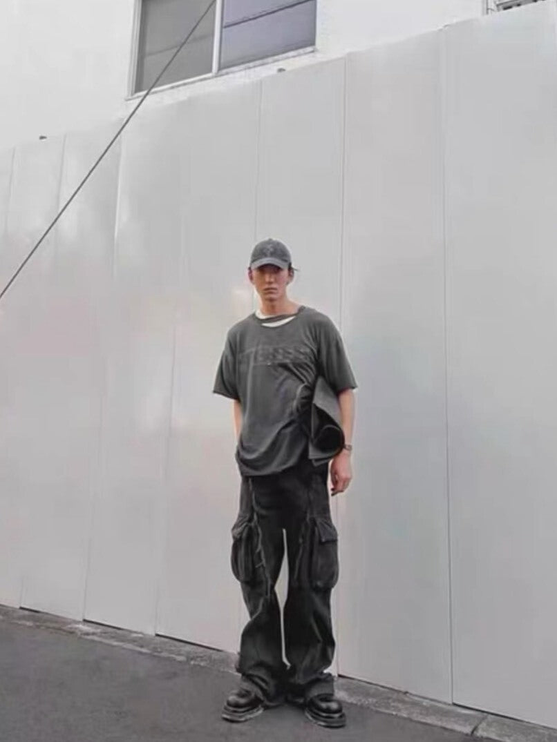 Vujade 007 Divisor Flared Cargo Pants