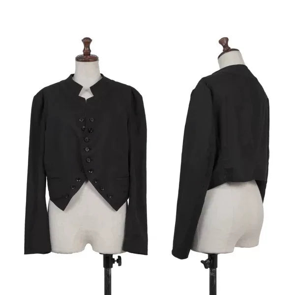 Yohji Yamamoto Black Multi-Button Jacket