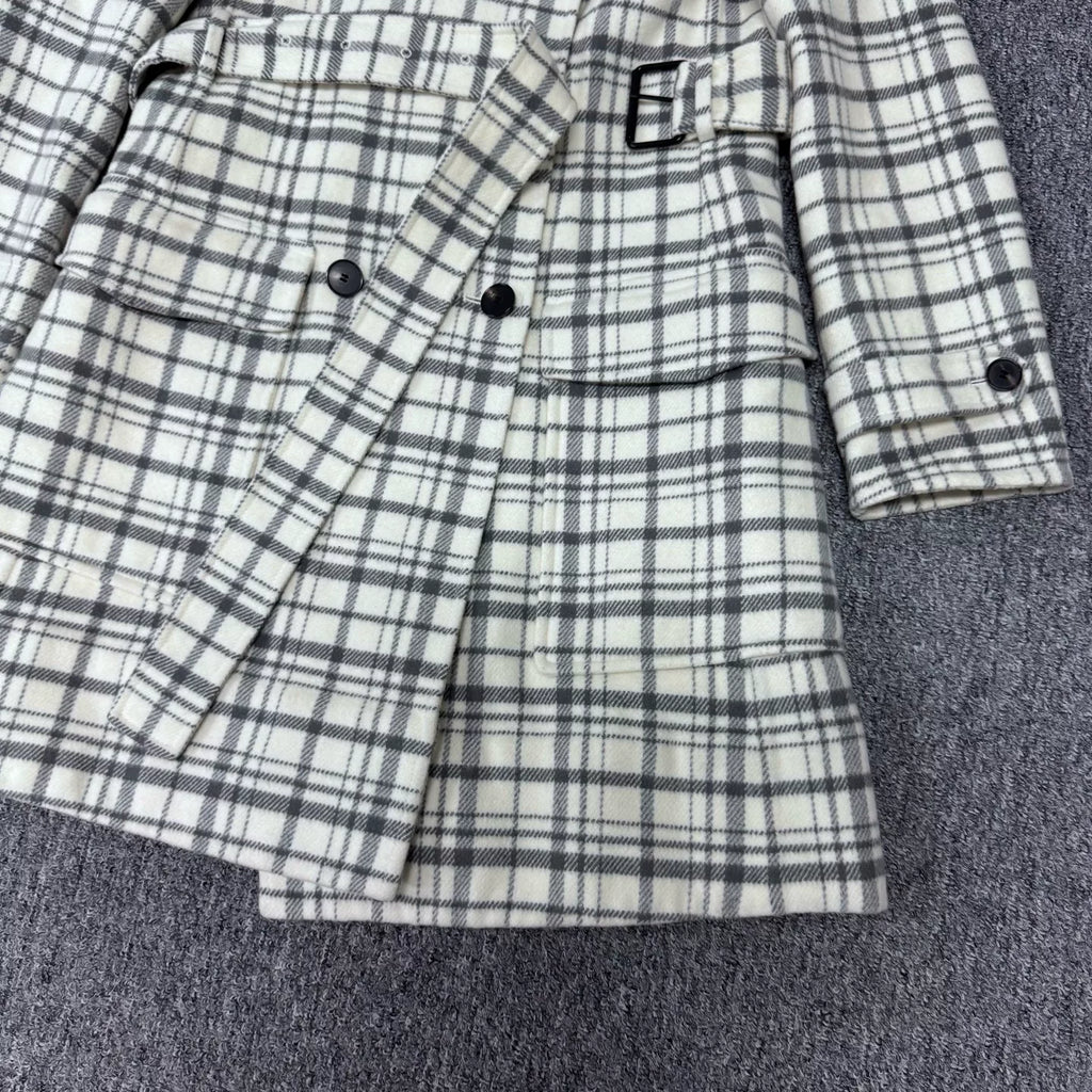Dior Wool Plaid Coat