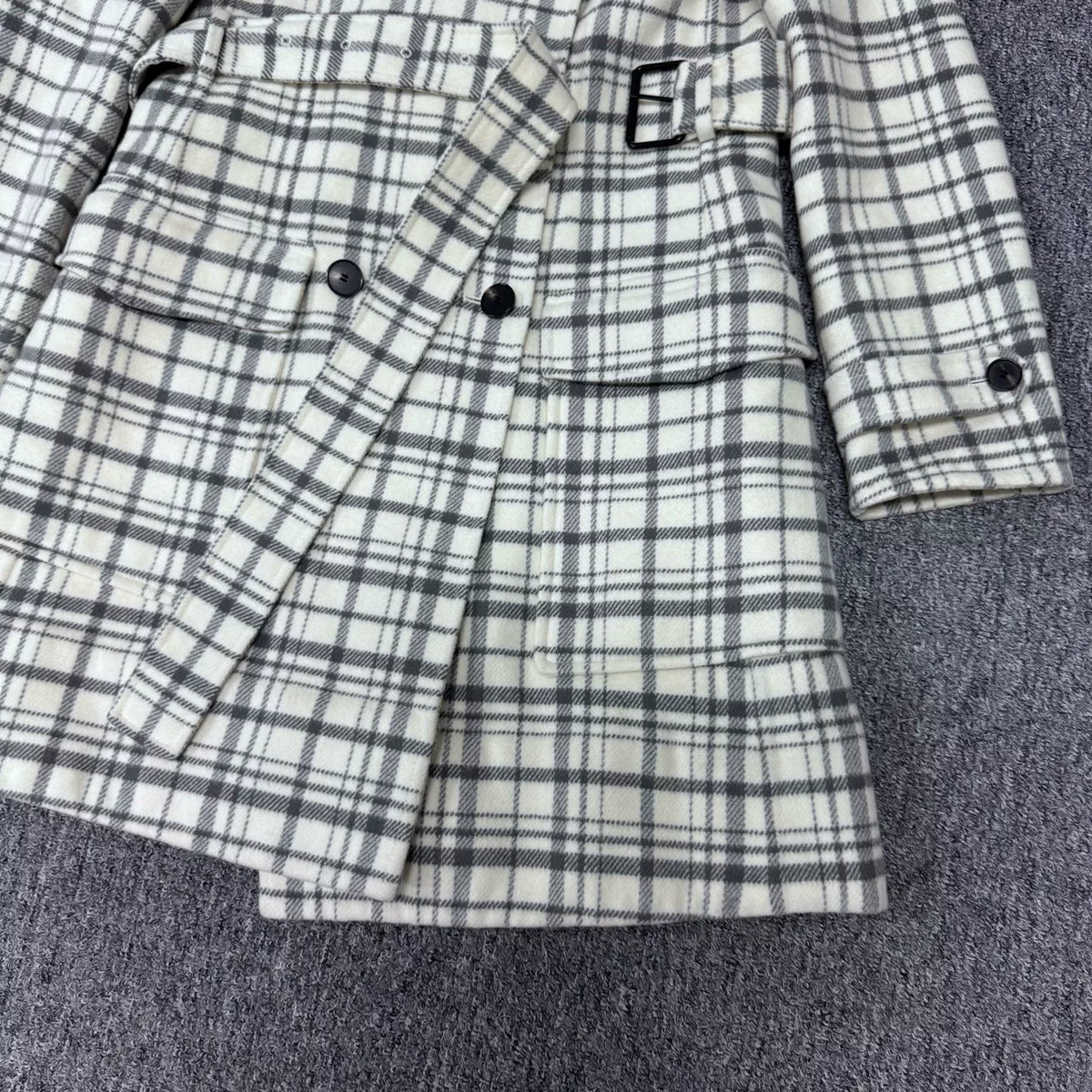 Dior Wool Plaid Coat