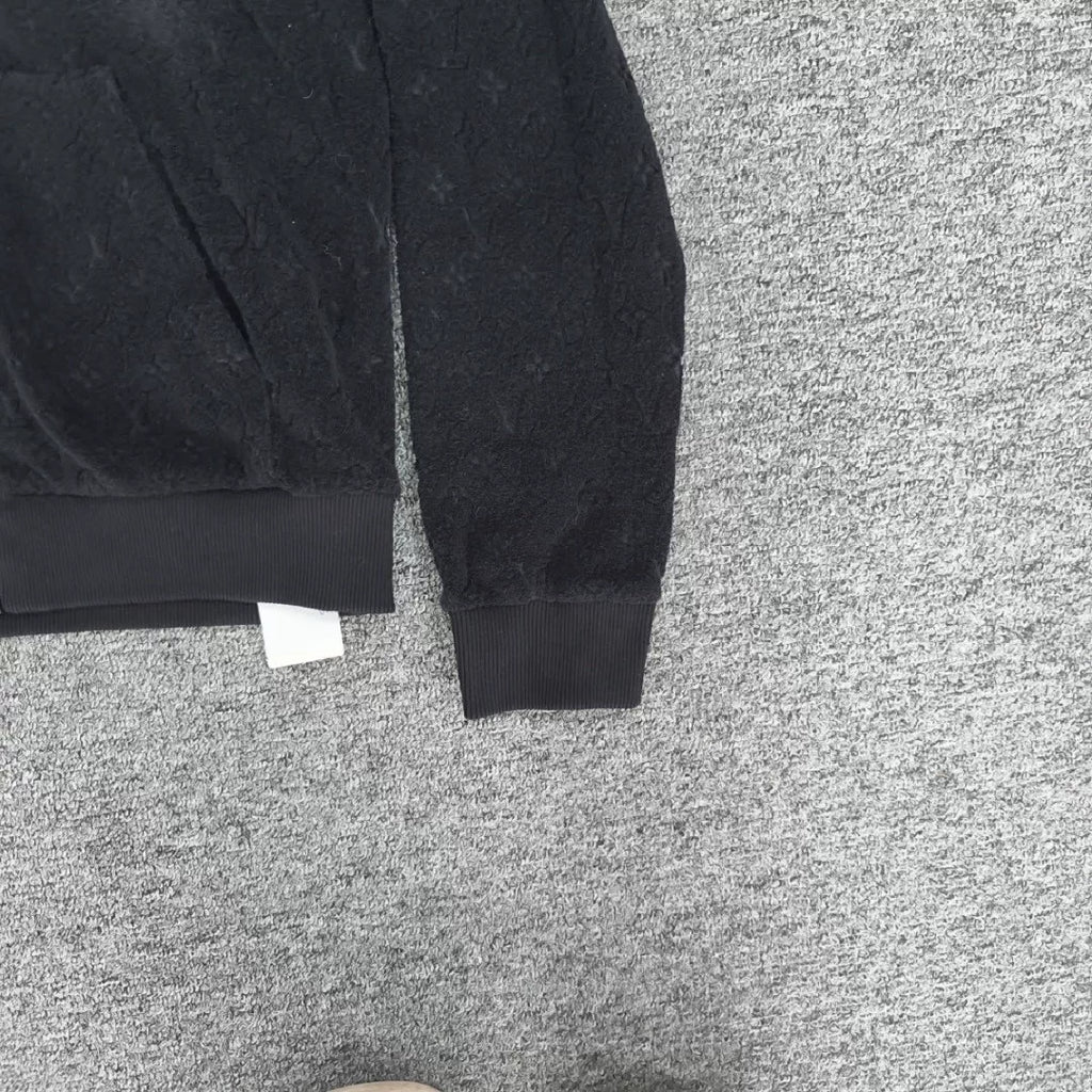 Louis Vuitton Tone-On-Tone All-Over Print Terry Hooded Jacket