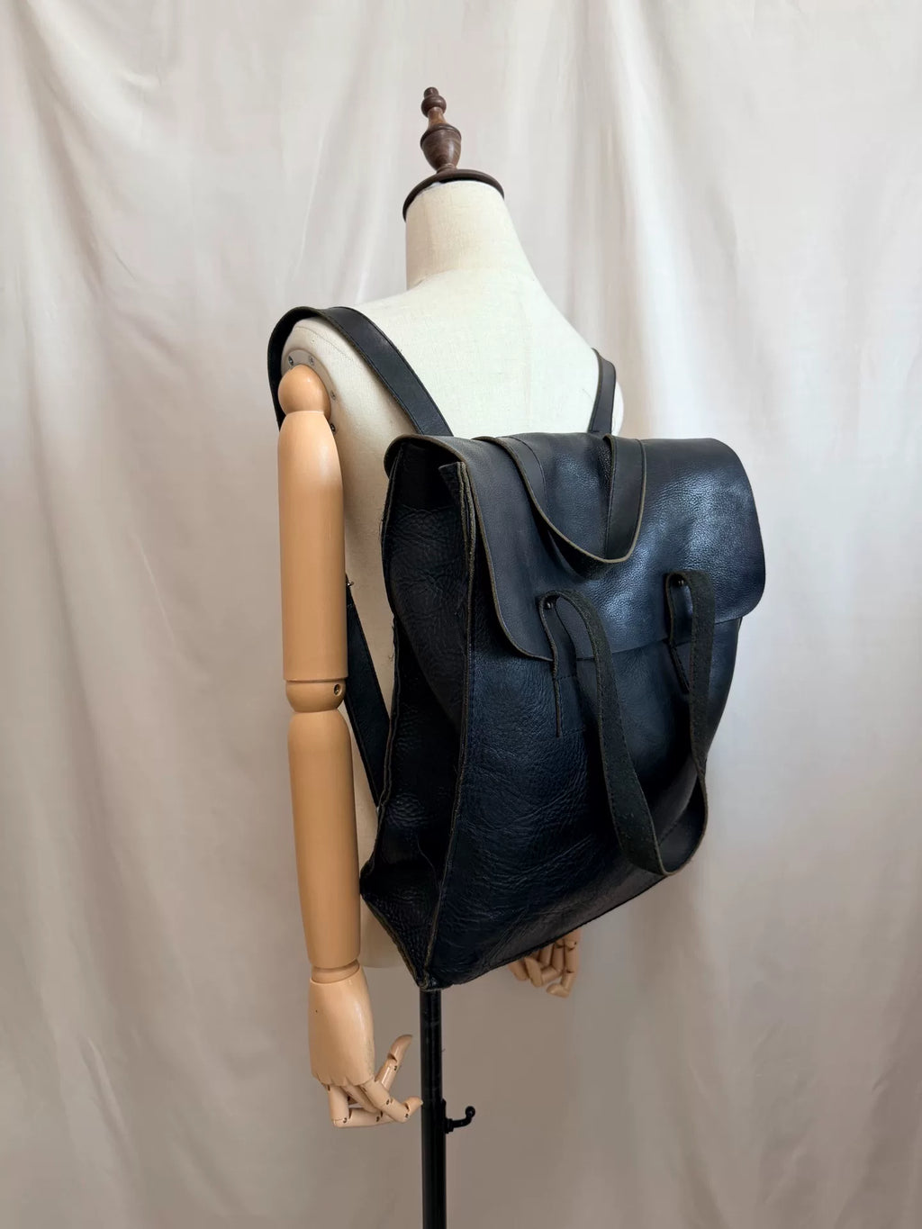 Yohji Yamamoto Backpack Handbag Leather Bag