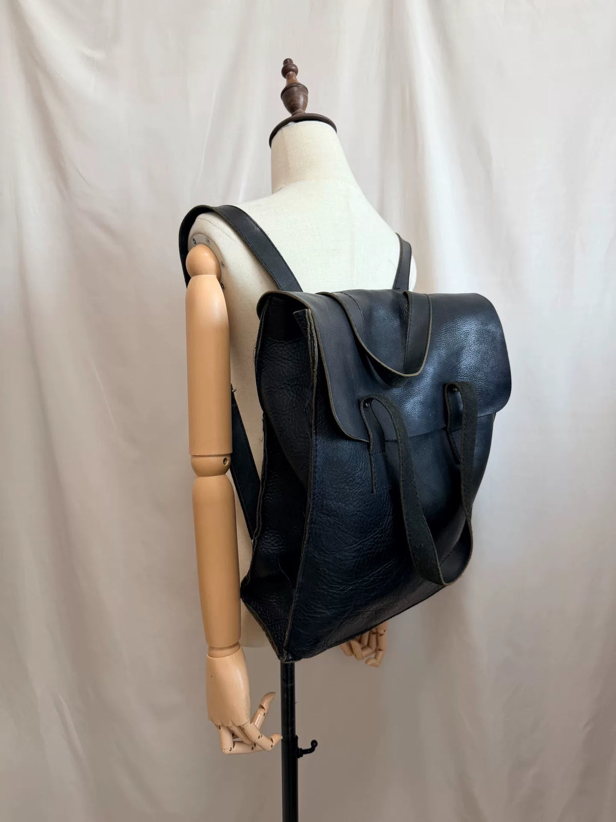 Yohji Yamamoto Backpack Handbag Leather Bag