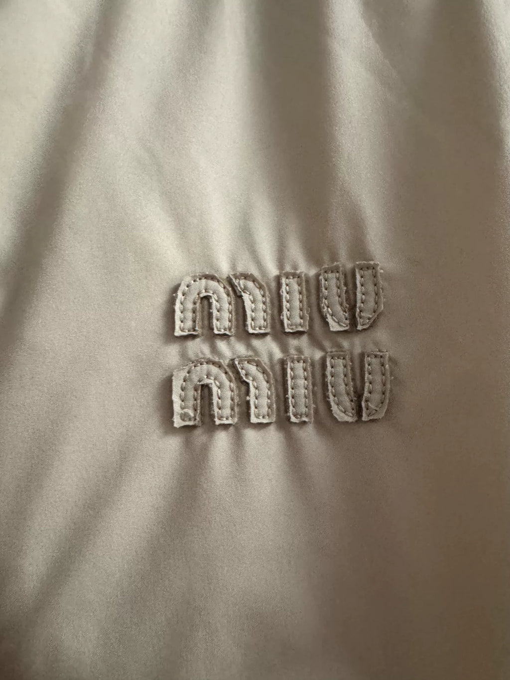 Miu Miu Khaki Cotton Vest