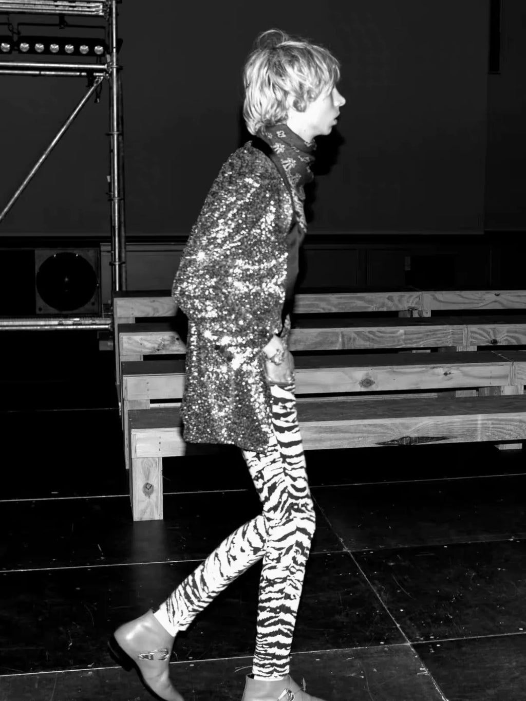 Saint Laurent Paris SS14 Tiger D02 Denim Jeans