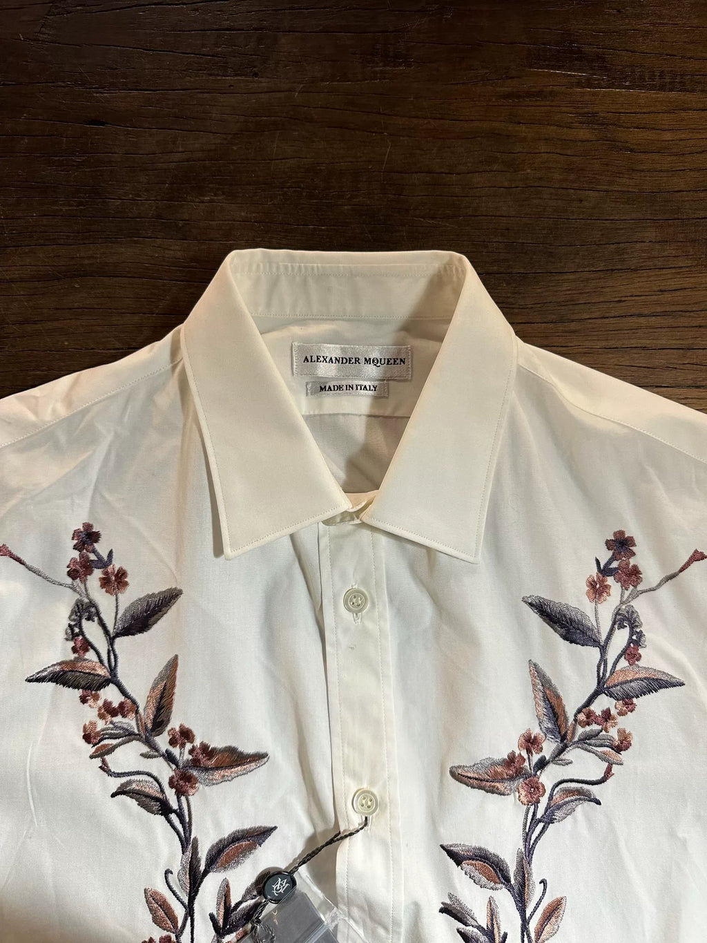 Alexander McQueen SS17 White Cotton Shirt