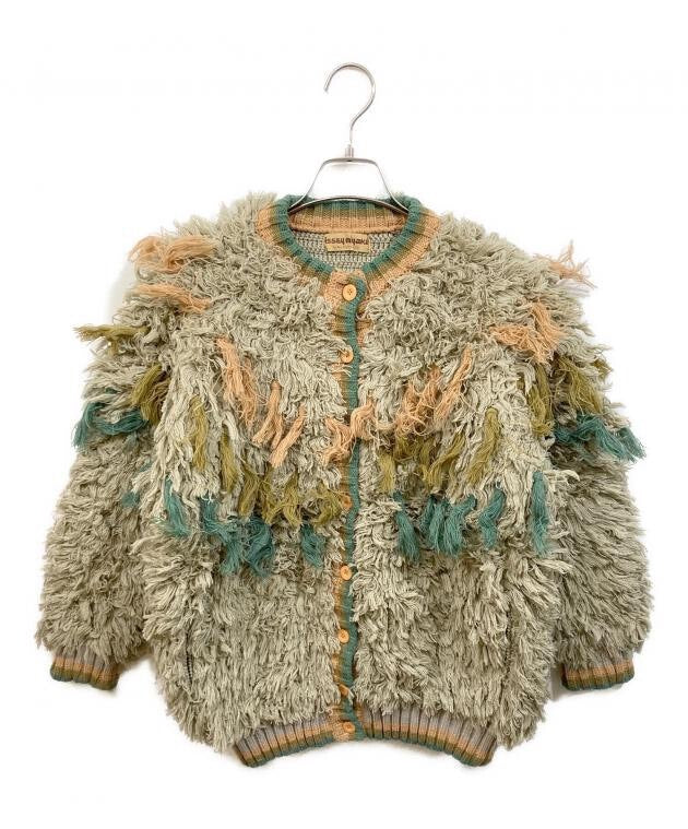 Issey Miyake 1970s Fringe Knit Sweater
