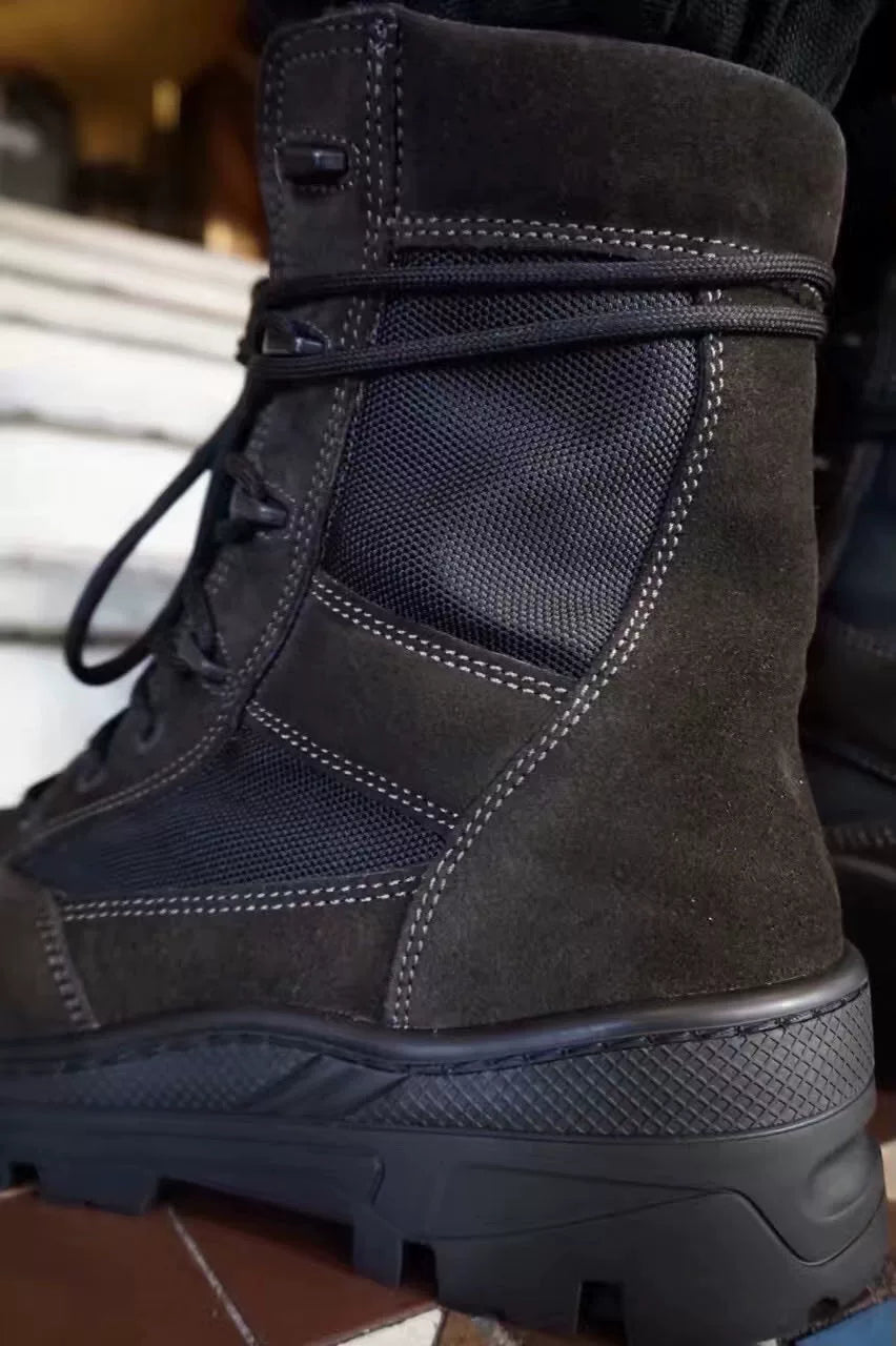 Yeezy SEASON 4 Oil COMBAT Olive Suede Boots