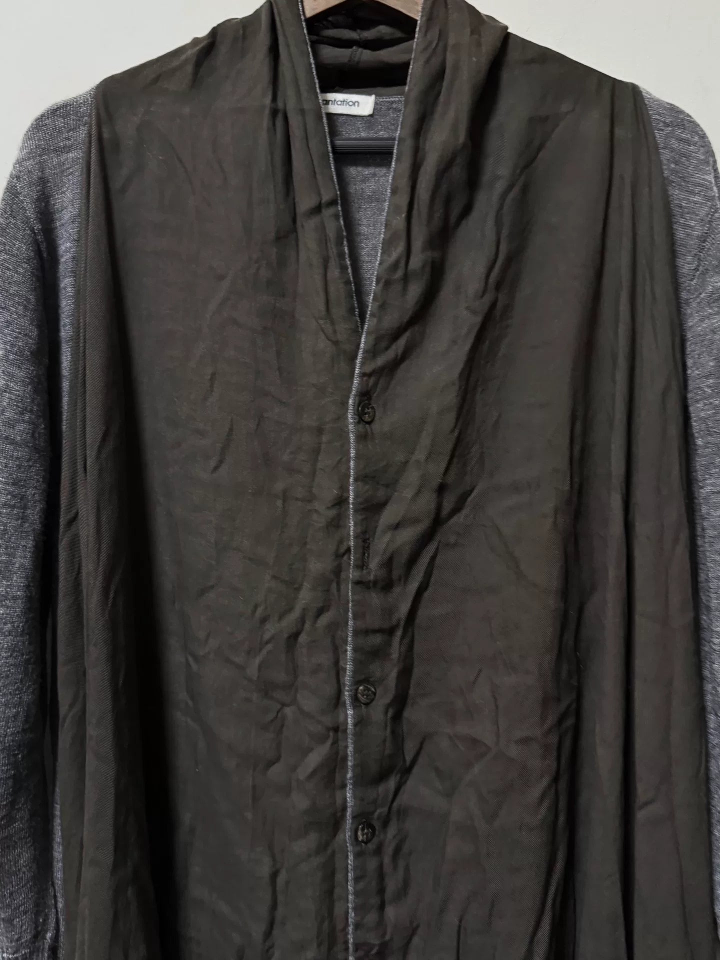 Issey Miyake Plantation 00s Wool Tunic