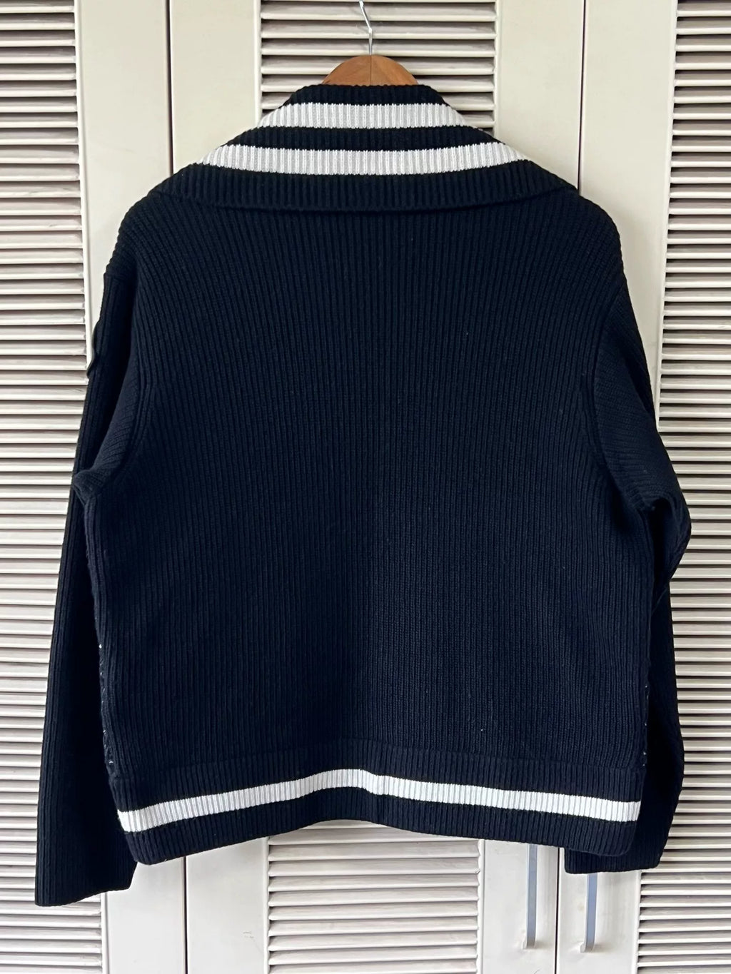 Moncler Cardigan Knit-Panel Down Jacket