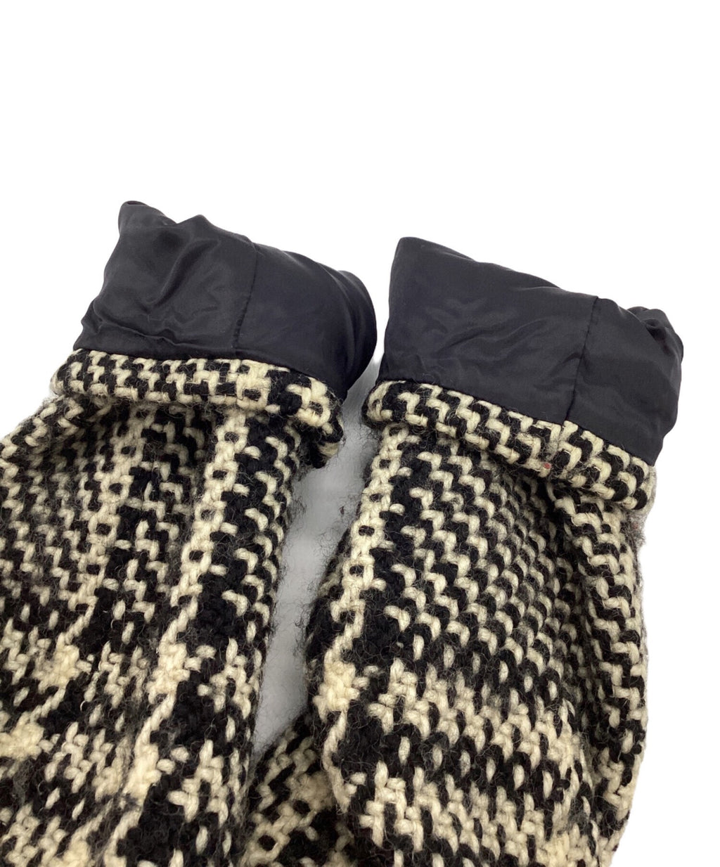 Issey Miyake 1980s Houndstooth Wool Coat