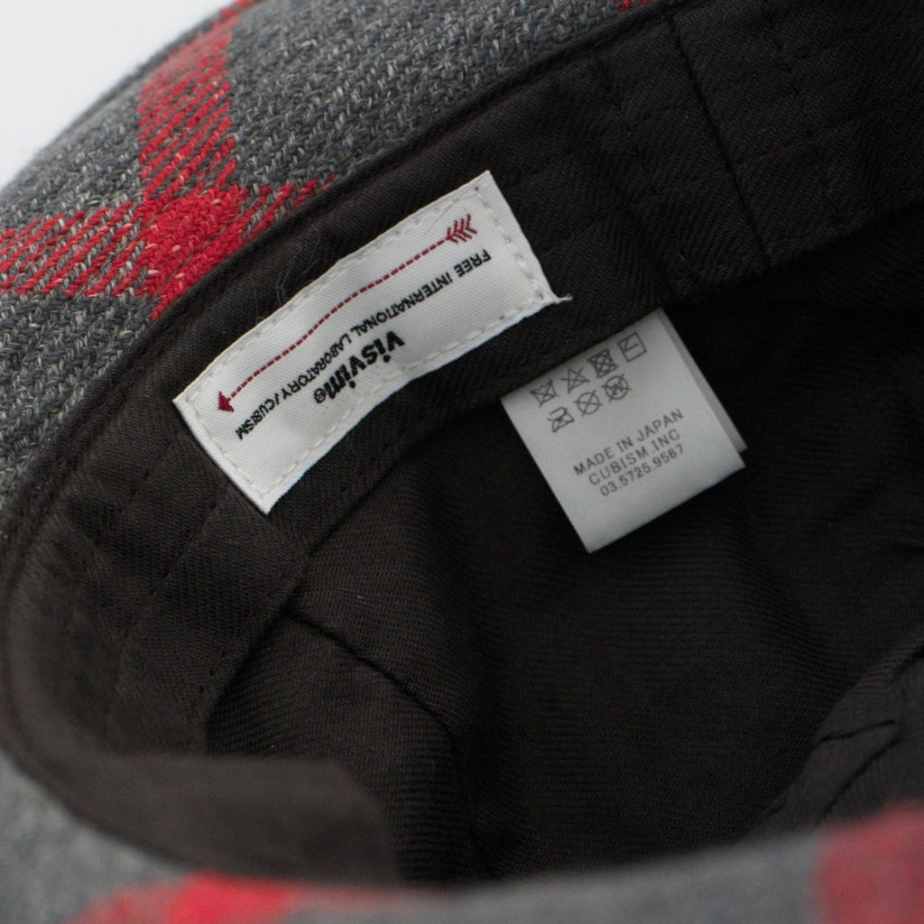 Visvim 23AW Wool Linen Plaid Bucket Cap