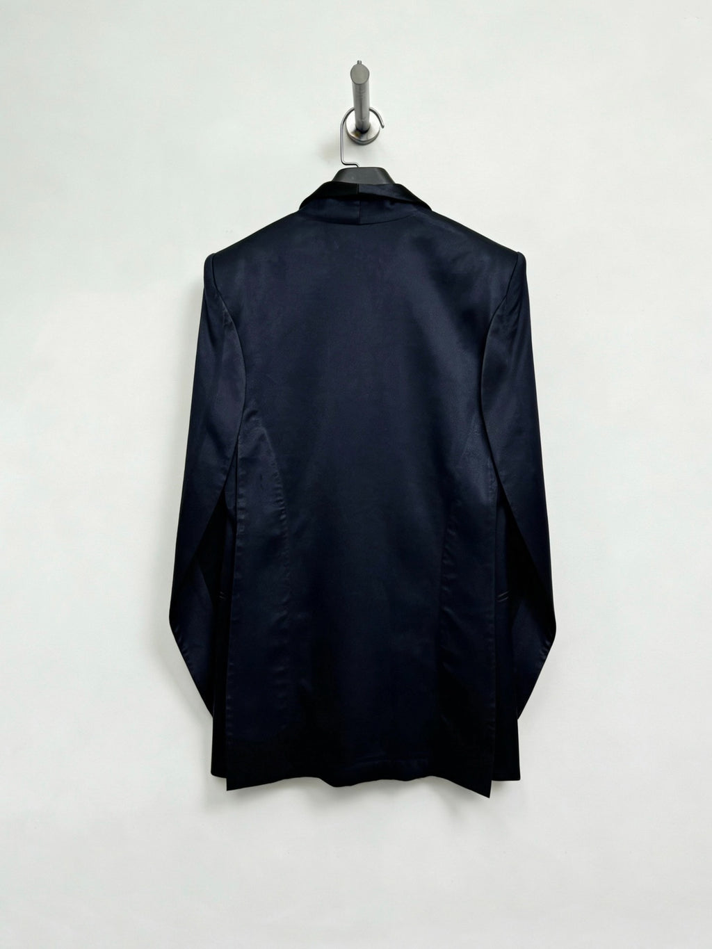 Maison Martin Margiela 11SS Satin Padded Shoulder Cape Coat