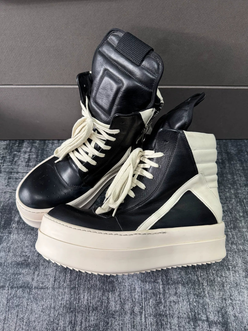 Rick Owens Inverted-Triangle Sneakers