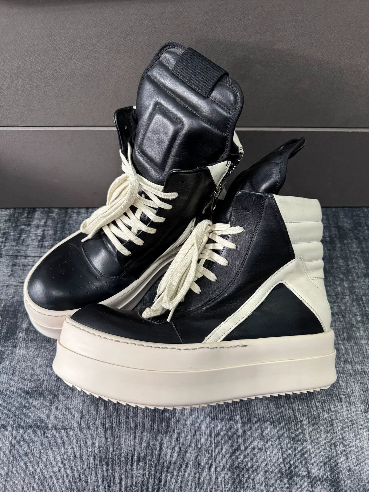 Rick Owens Inverted-Triangle Sneakers