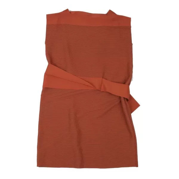Issey Miyake Vintage Orange Pleated Dress