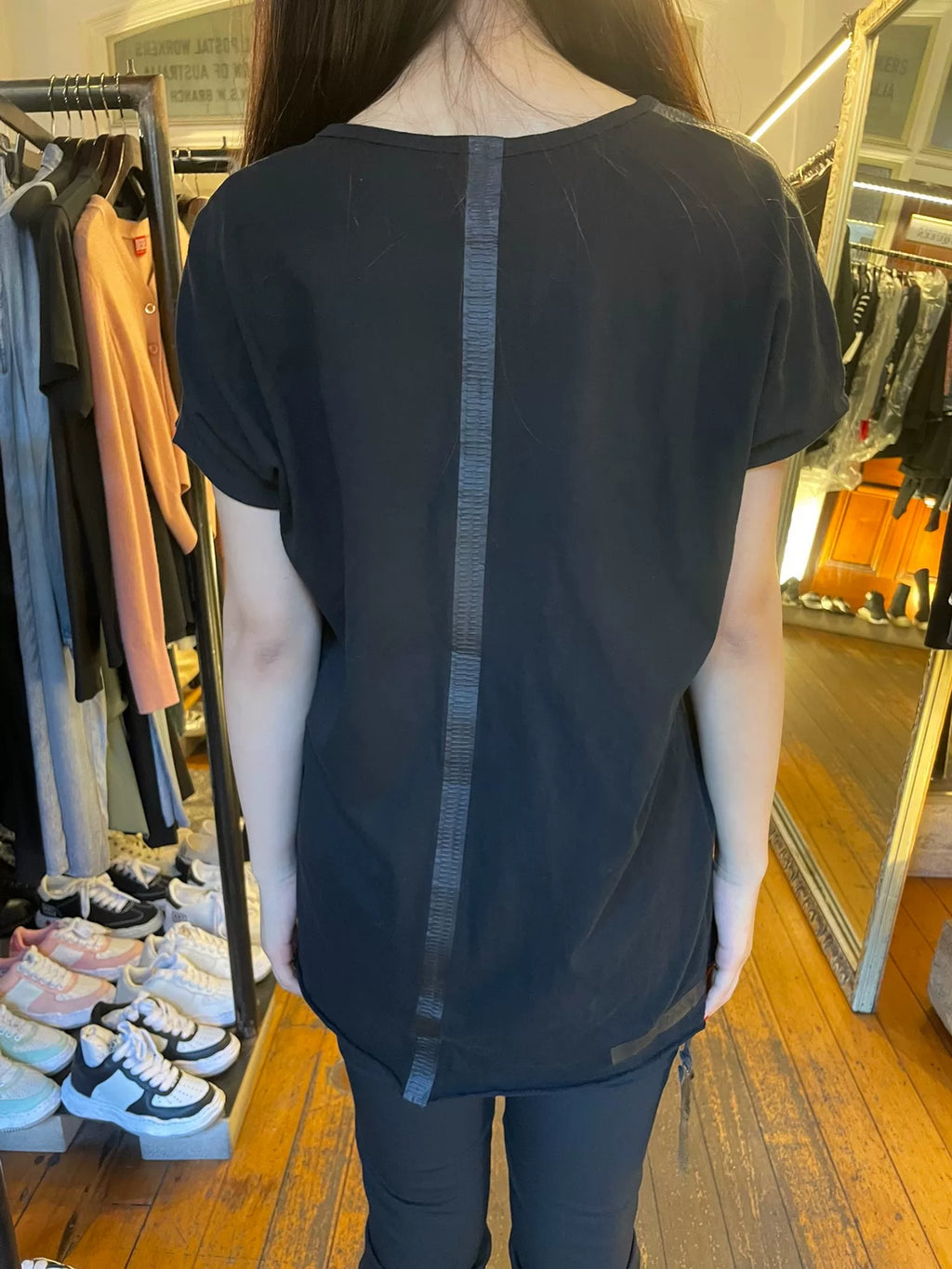 Isaac Sellam leather dragonbone short sleeve Cotton T-Shirt