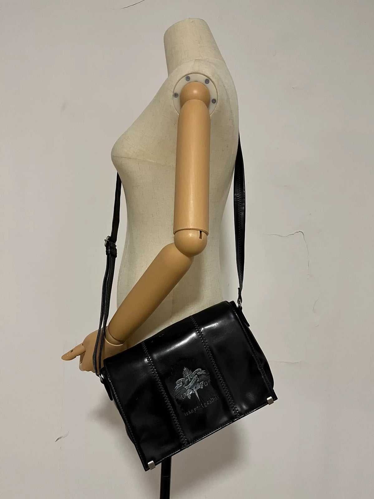 Jean Paul Gaultier Kenshin Heart-Piercing Envelope Bag Crossbody Bag Safe Forever Sex