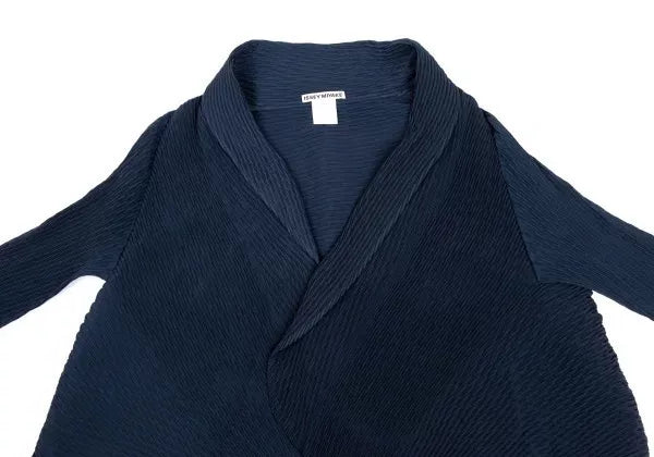 Issey Miyake Vintage Blue Line Pleated Top
