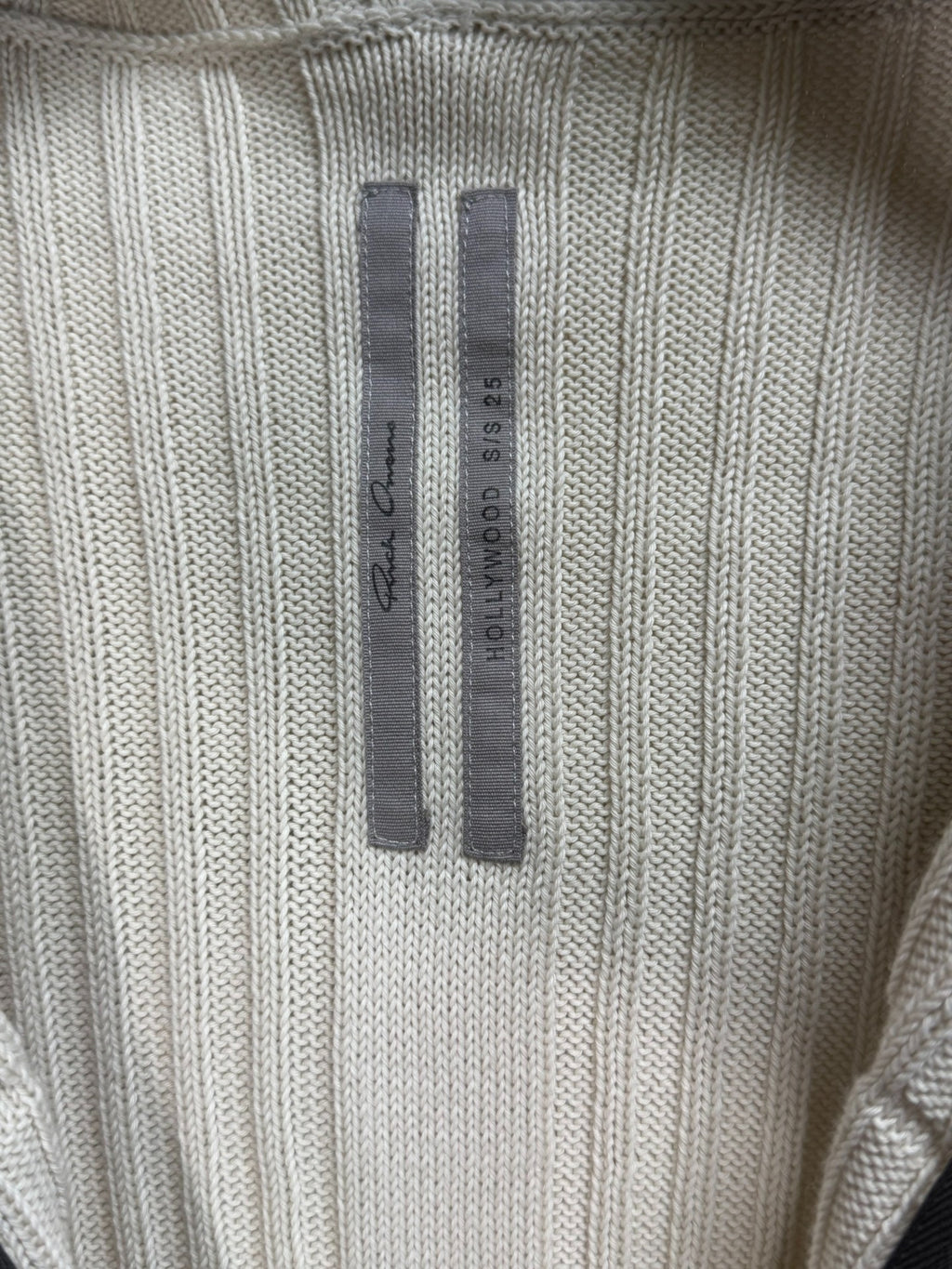 Rick Owens 25SS Hollywood Knit Hoodie