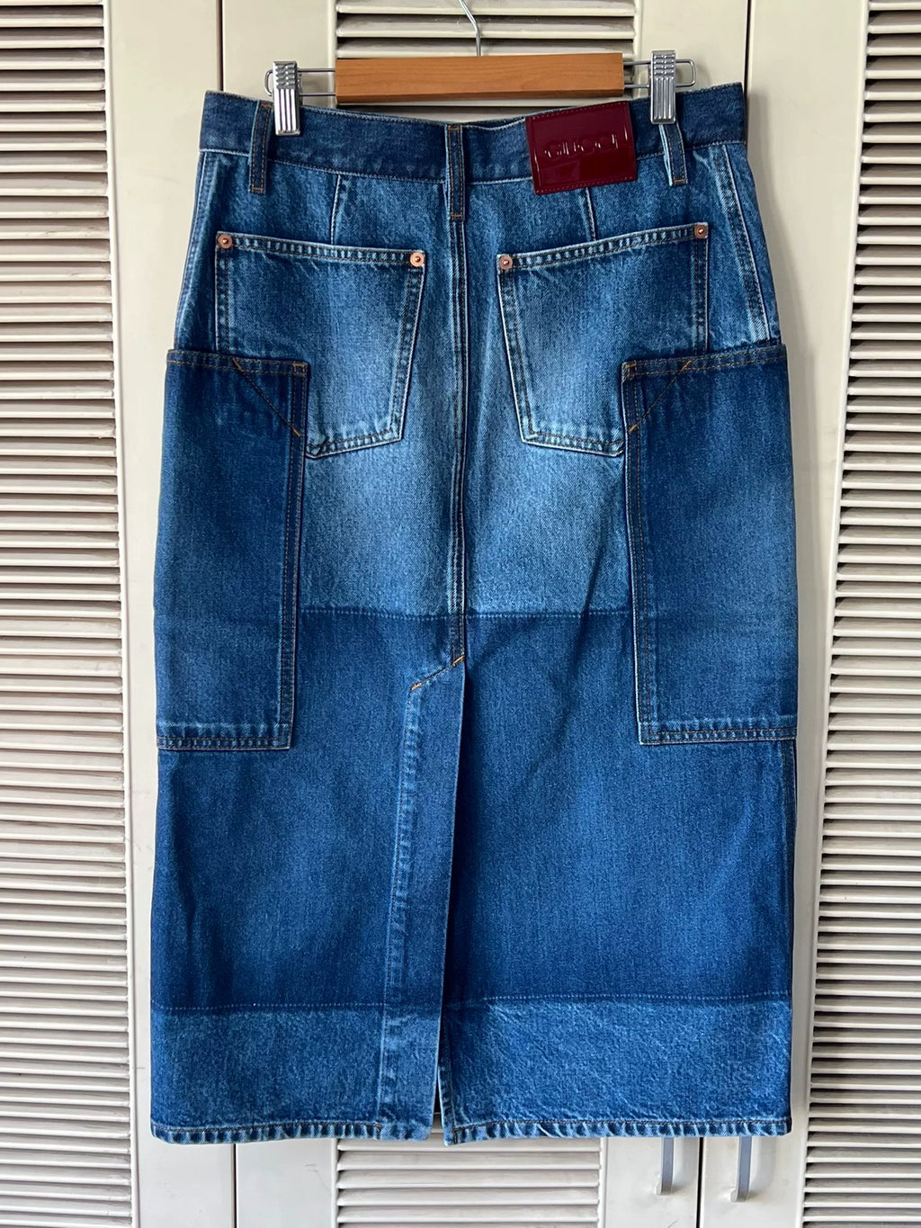 Gucci Pocket Denim Skirt
