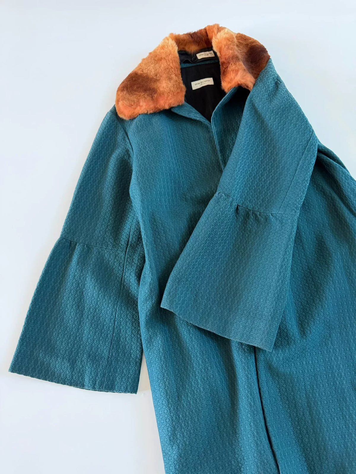 Dries van Noten Blue Runway Coat