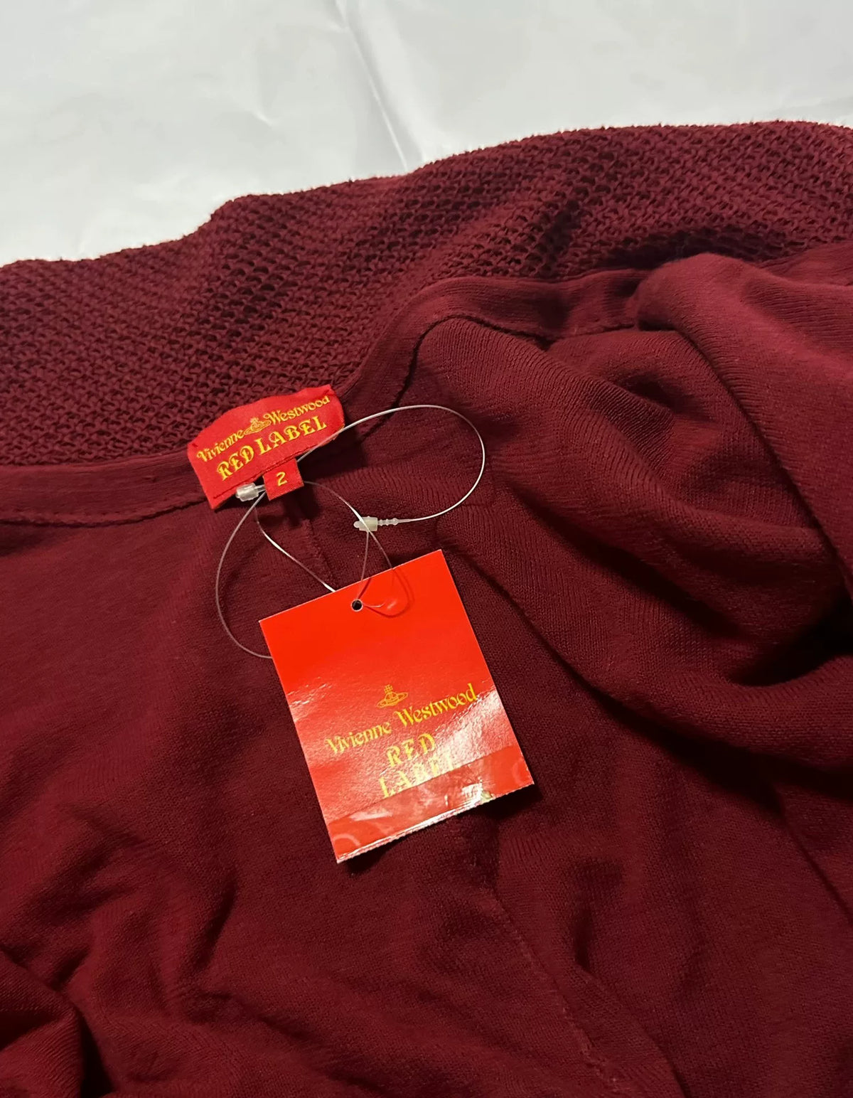 Vivienne Westwood Cape Burgundy Shawl