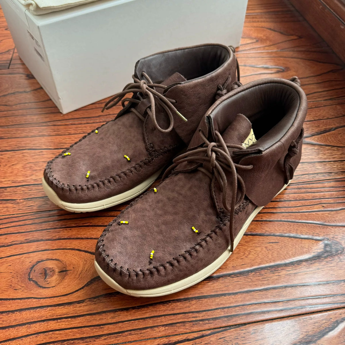Visvim 25ss FBT Lhamo Folk Fringe Casual Shoes