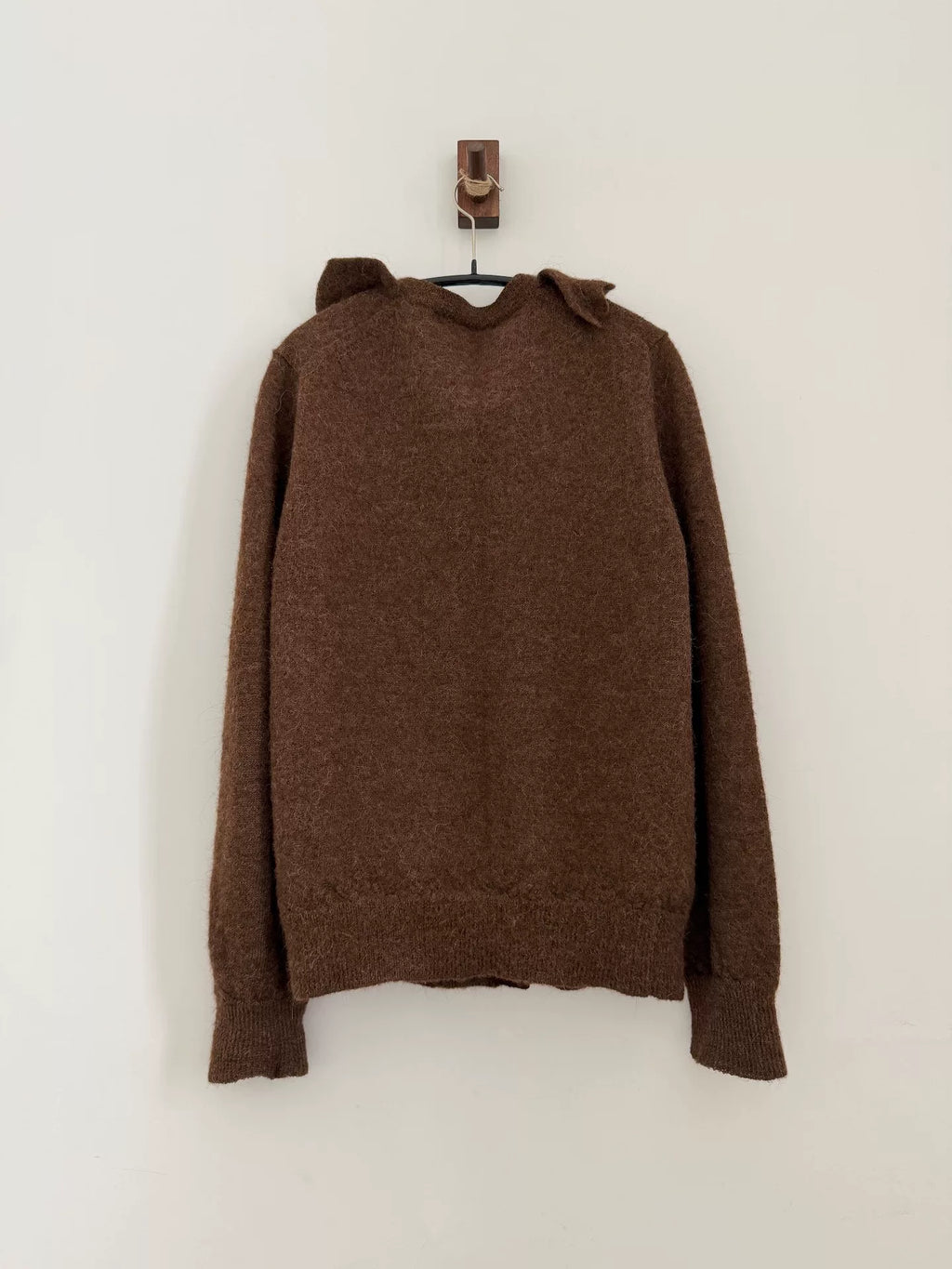 Comme Des Garcons Ruffle Collar Knit Cardigan - Devines