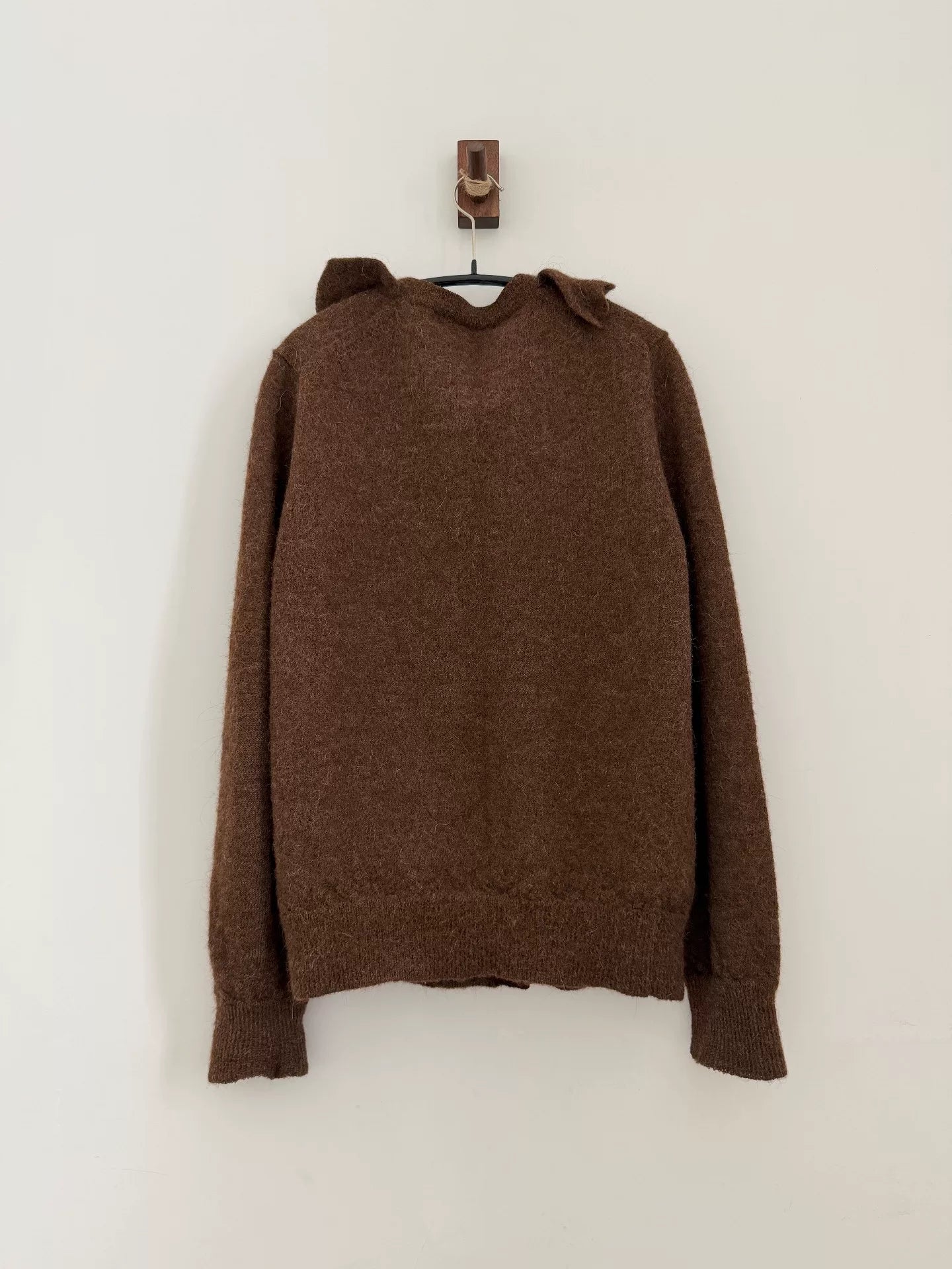 Comme Des Garcons Ruffle Collar Knit Cardigan - Devines