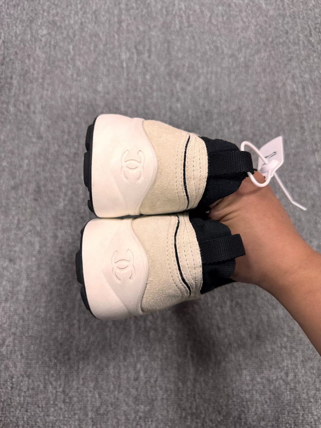 Chanel Black & White Sneakers