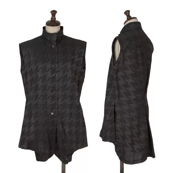 Issey Miyake Vintage Dark Patterned Vest
