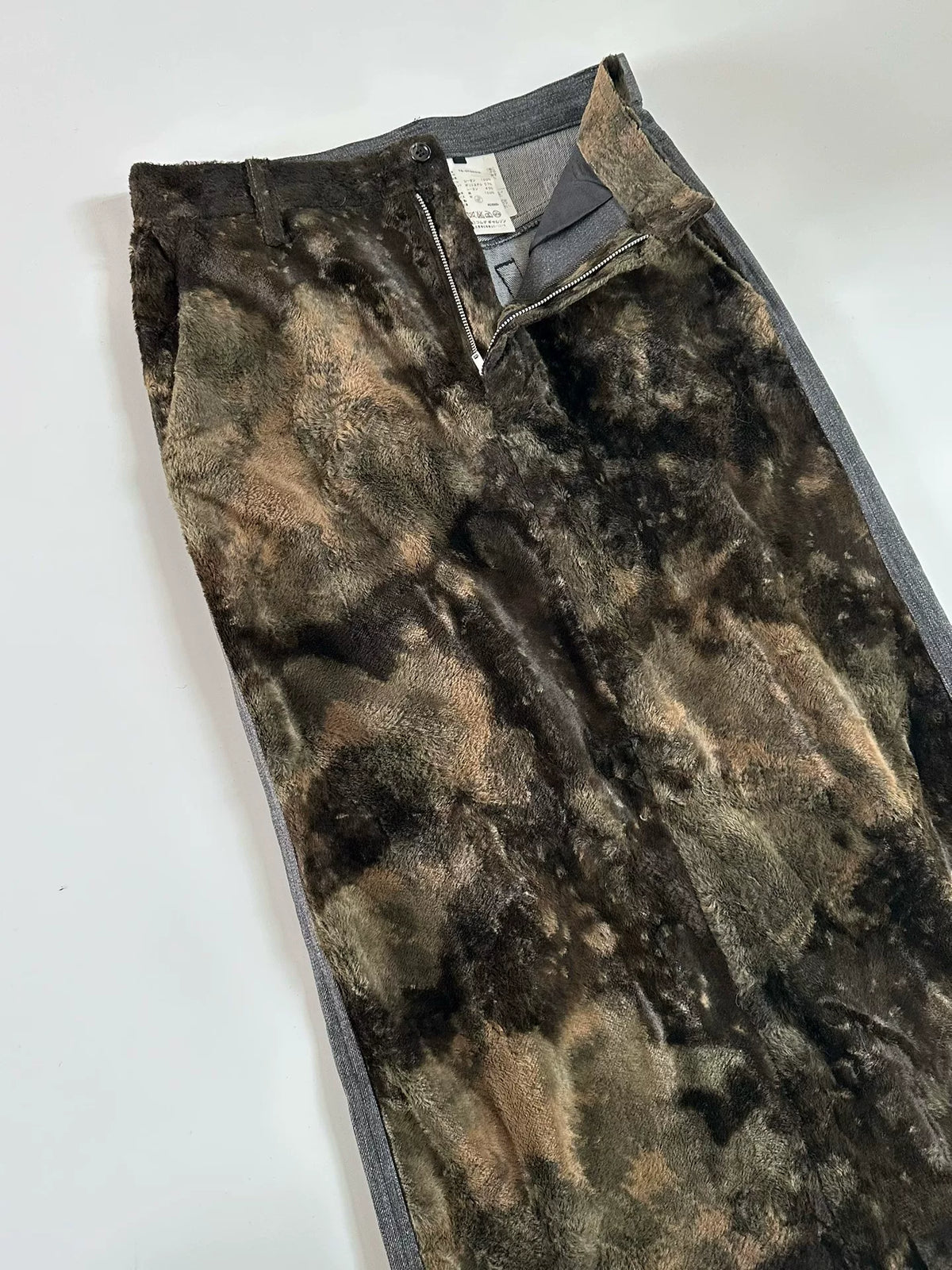 Comme Des Garcons Rei Kawakubo 2000 Tricot line fur skirt