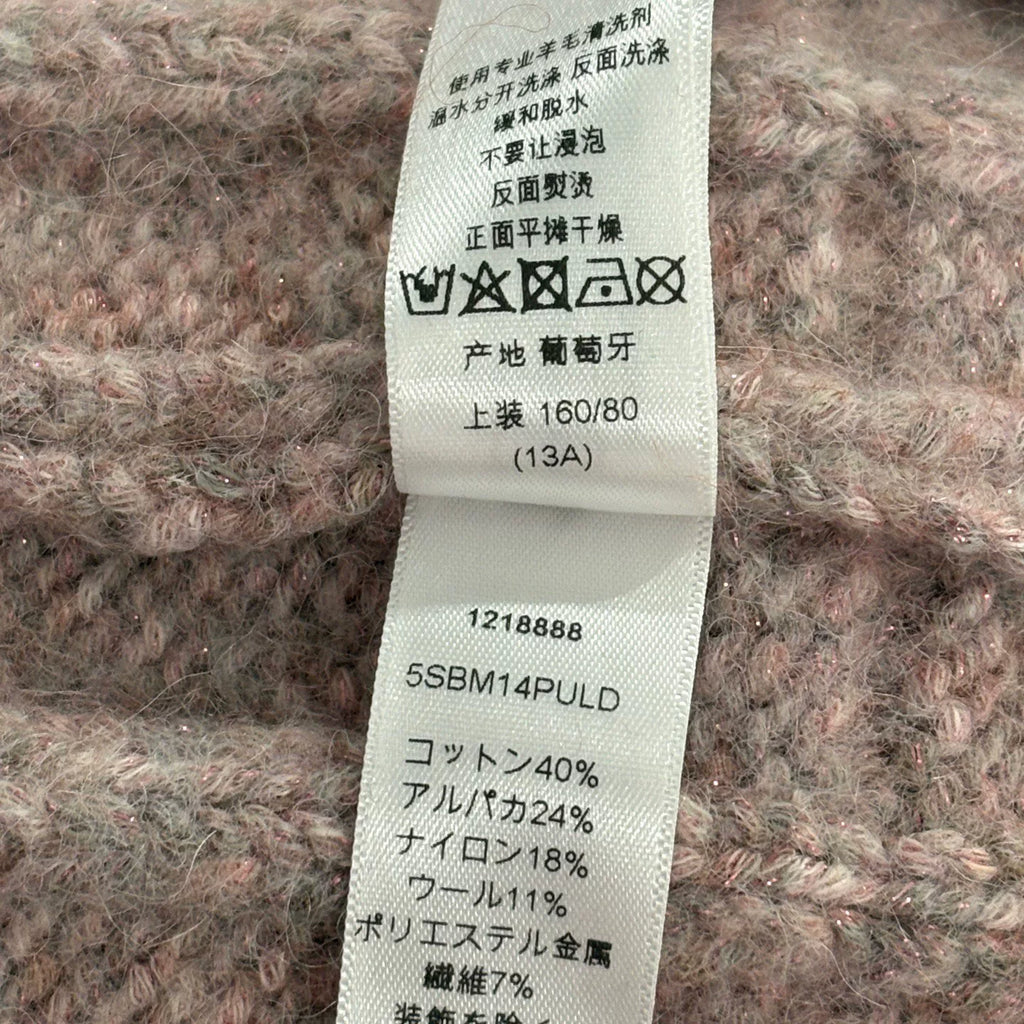Dior Pink Little Bee Embroidery Cashmere Sweater