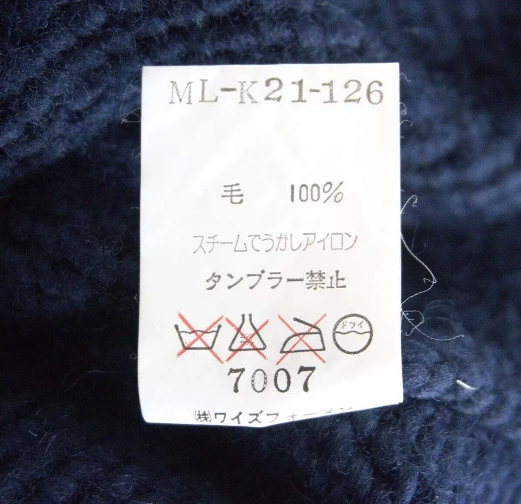 Yohji Yamamoto 1990s Turtleneck Knit Sweater
