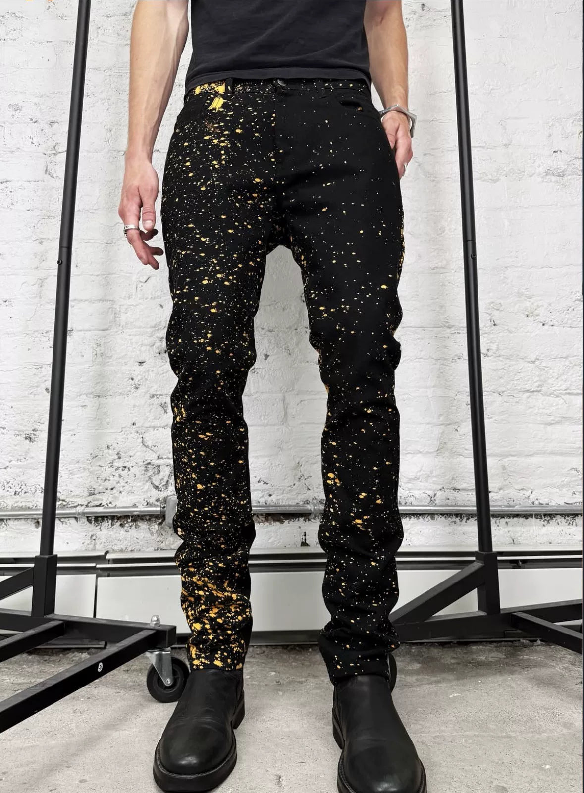 Raf Simons x Sterling Ruby Splatter Denim