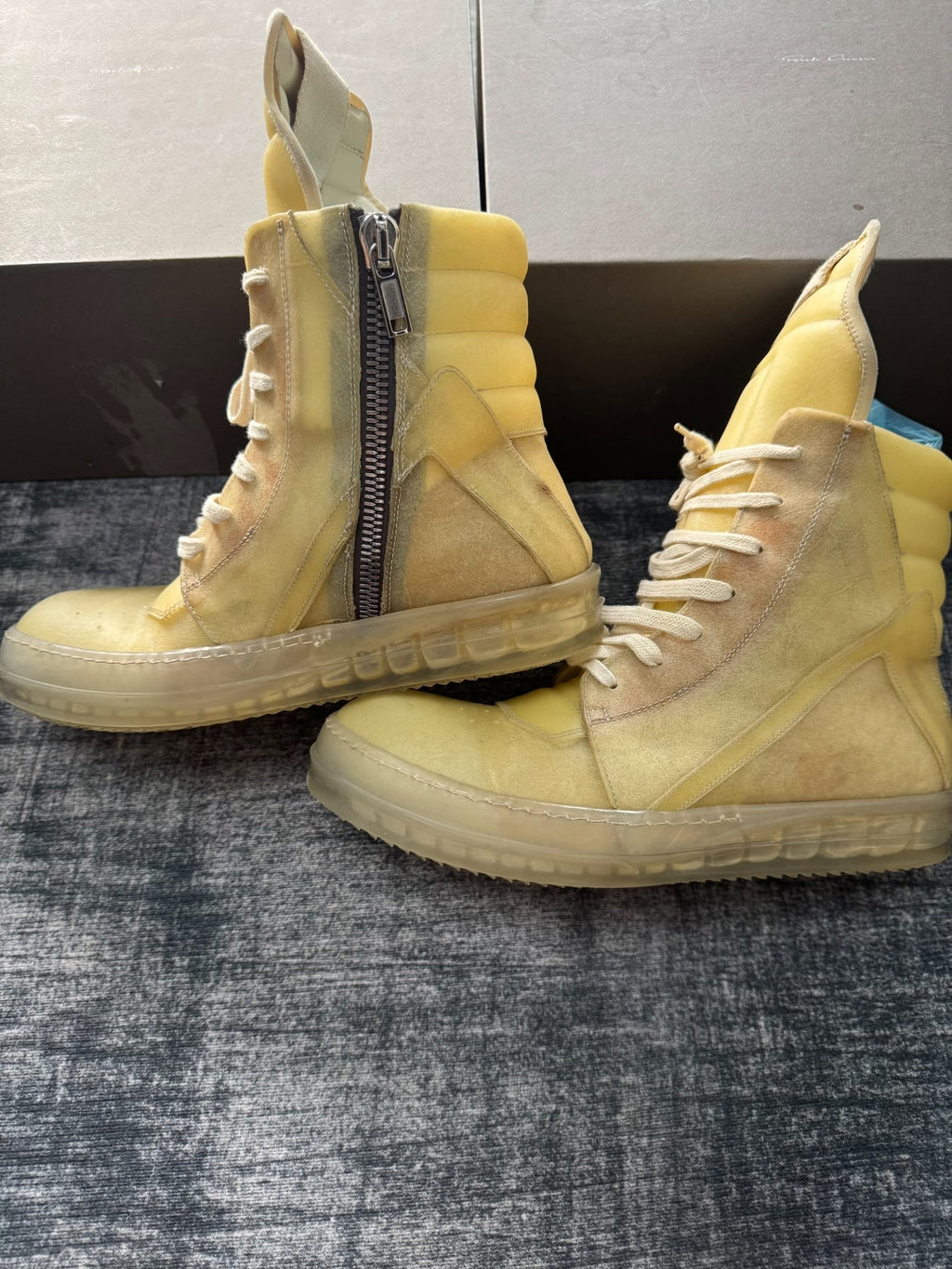 Rick Owens Inverted-Triangle Sneakers